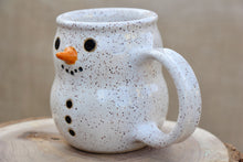 Load image into Gallery viewer, Smiling Speckled Snowman Mug