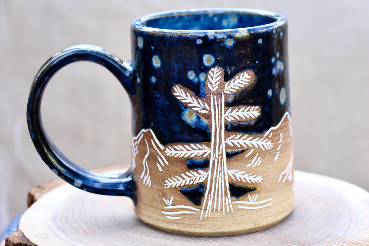 Starry Night Landscape Mug (Seconds) – MTN Goddess Ceramics