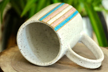 Load image into Gallery viewer, Speckled White Trans Pride Mug