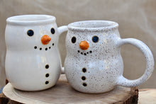 Load image into Gallery viewer, Smiling Speckled Snowman Mug