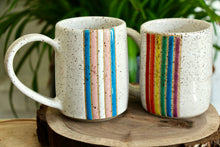 Load image into Gallery viewer, Speckled White Trans Pride Mug