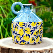 Load image into Gallery viewer, Light Blue Lemon Branch Watering Jug
