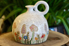 Load image into Gallery viewer, Hand-carved Wildflower Watering Jug
