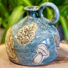 Load image into Gallery viewer, Speckled Blue Forest Floor Watering Jug
