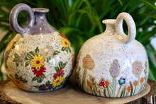 Load image into Gallery viewer, Hand-carved Wildflower Watering Jug
